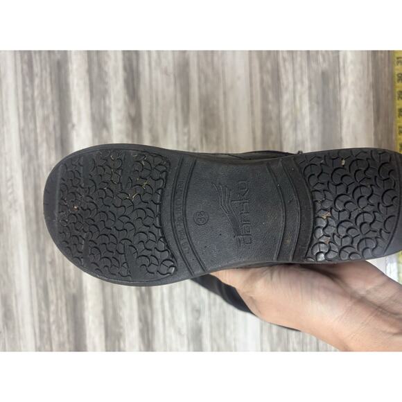Dansko Women’s Black Leather Professional Clogs Size 38 US 7.5–8 Nursing Shoes - Picture 10 of 10